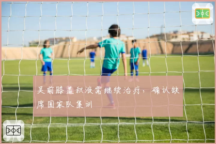 吴前膝盖积液需继续治疗,确认缺席国家队集训