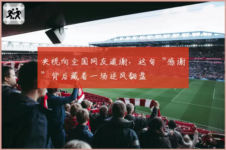 央视向全国网友道谢，这句“感谢”背后藏着一场逆风翻盘